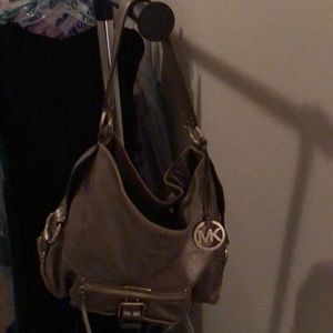 MK Hobo metallic colored purse